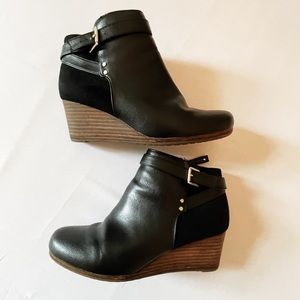 Black Dr. Scholls Wedges